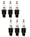 Set of 6 Spark Plugs for Chevy Corvair (1960–1969) & Jeep J-3800, J-100, Gladiator (1963–1971)