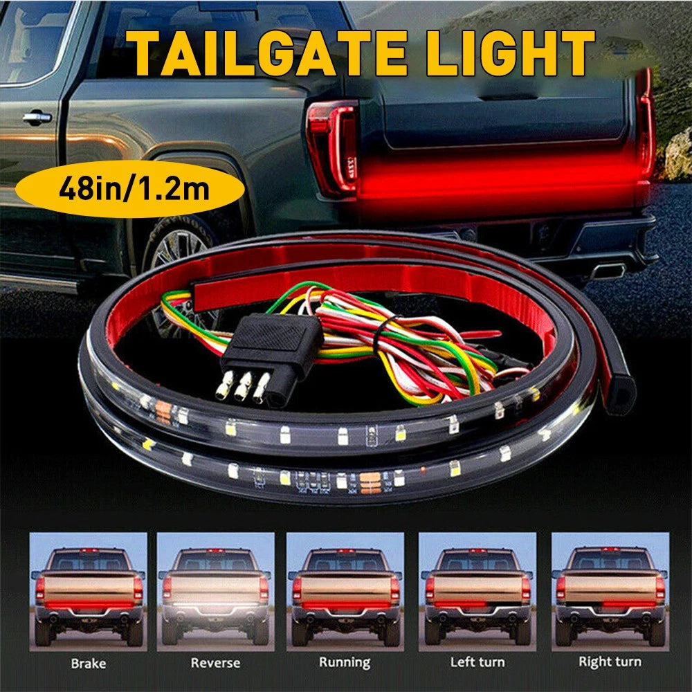 48" LED Strip Tailgate Light Bar for Chevy Dodge Ford Truck (YYYY–YYYY)