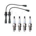 Denso Wire Set & 4 Platinum TT Spark Plugs for Protege (2000–2001)