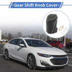 1 Pc Gear Shift Knob Cover for Chevrolet Malibu (2016–2020) Black Beige