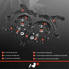 Set of 12 Front Control Arm Ball Joints for Honda Accord (2005–2007)