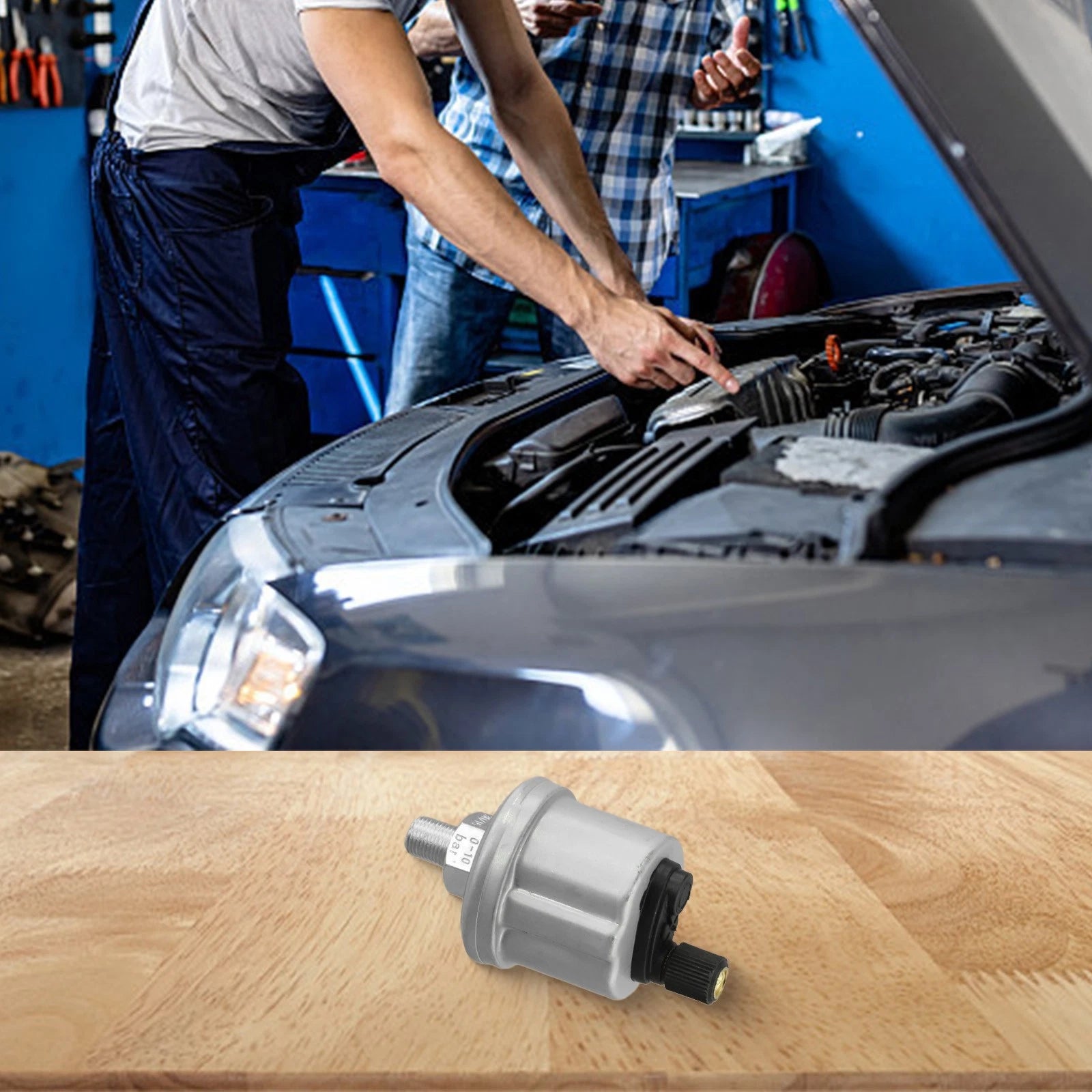 Engine Oil Pressure Sensor for VDO (1/8 NPTF, 0-10 BAR)