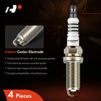 4X Double Iridium Spark Plug for Mitsubishi Outlander