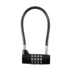 Zinc Alloy Password Lock with Steel Cable for Gym Lockers (2023)