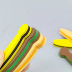 18pcs EVA Foam Bodies for Dry Flies - Milk, Orange, Yellow, Black, Brown, Green