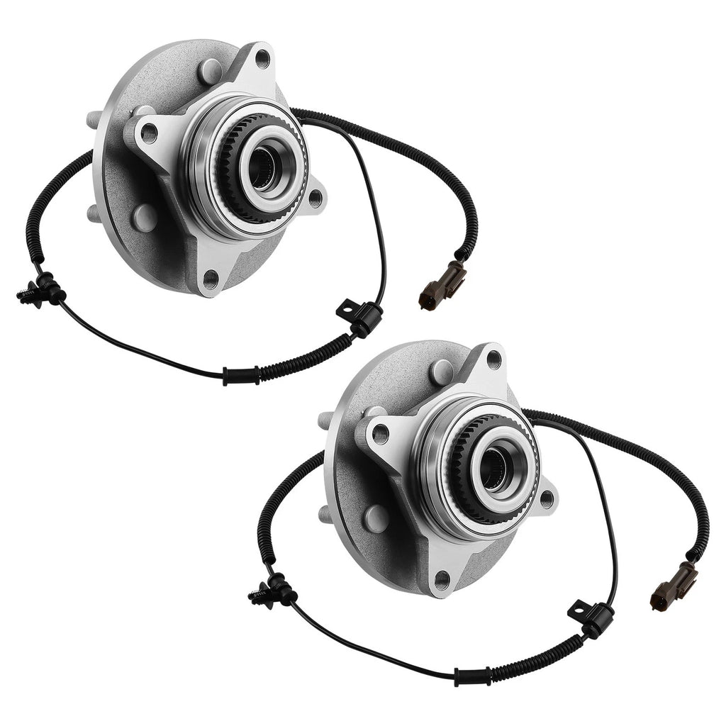 2pc Front Wheel Bearings and Hubs for Ford F-150 (2015–2017) BR931007