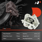 Rear Disc Brake Caliper with Bracket for BMW F12 640i/650i (2012–2018)