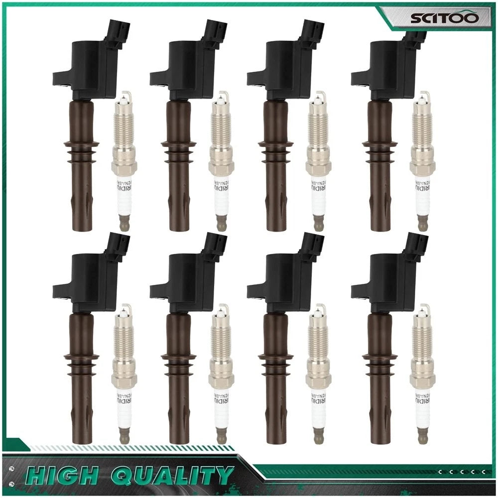 Ignition Coils & Spark Plugs for Ford F150 Expedition Explorer Mustang