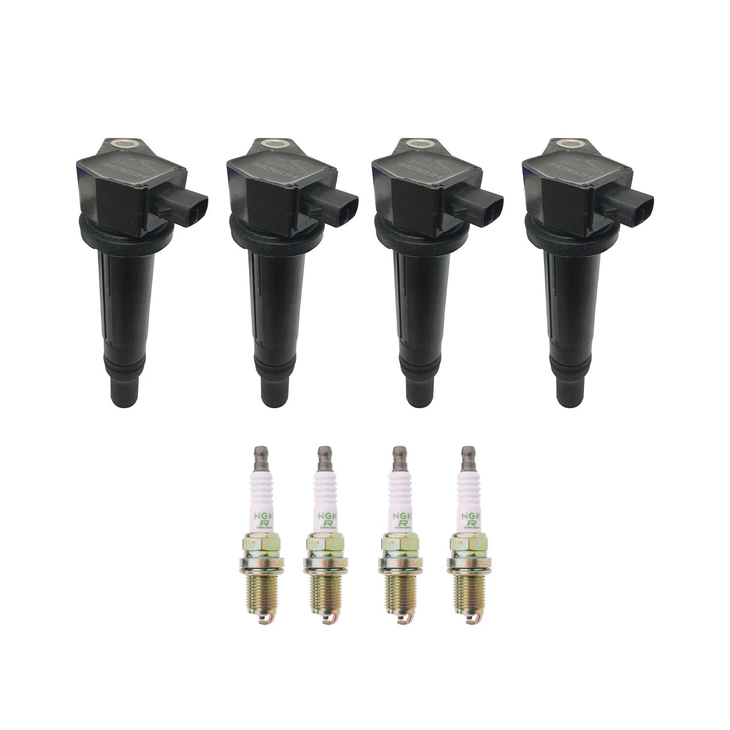 Set of 4 Ignition Coils & NGK Spark Plugs for Accent Rio5 (2006–2011)