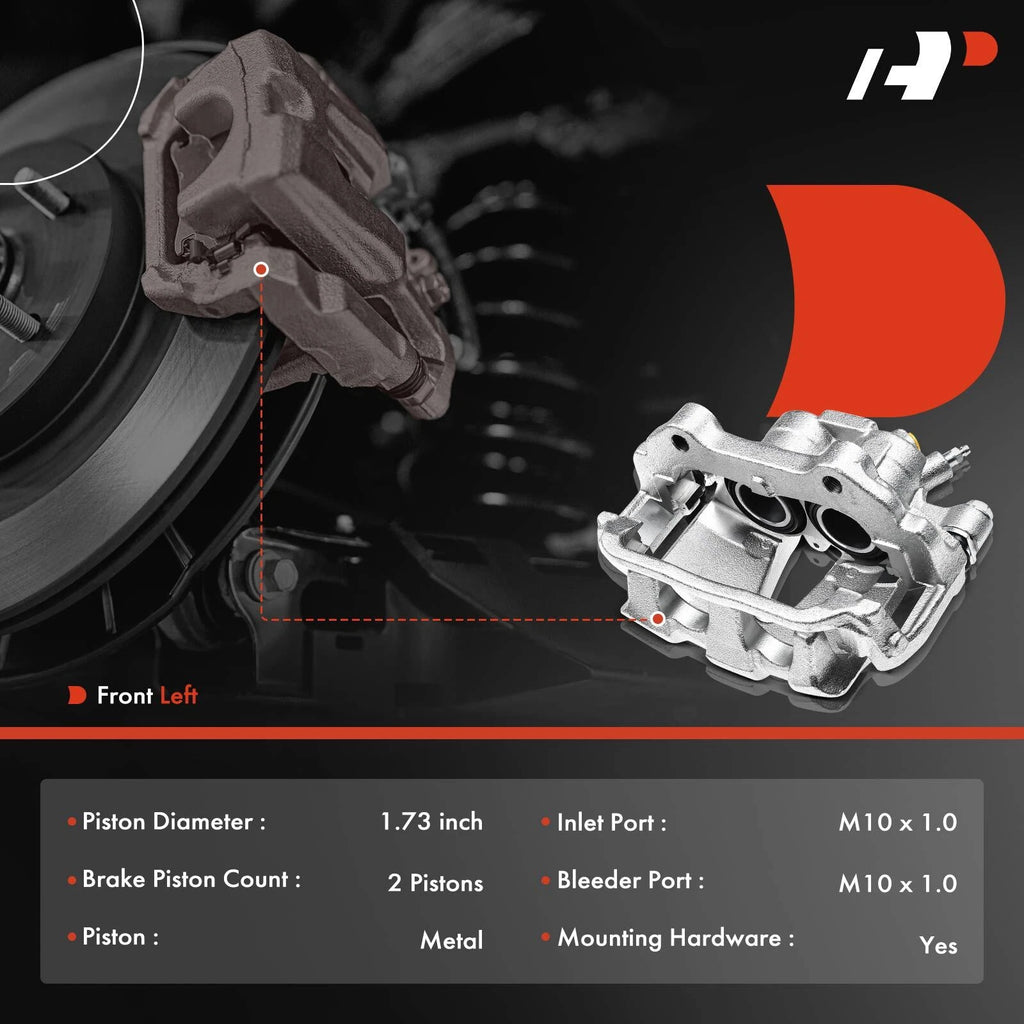 Front Left Disc Brake Caliper for Benz GLK350, GLK250 (2010-2015)