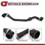 Heater Hose for Mercedes-Benz C300 2015-2018 2 x Rubber Black
