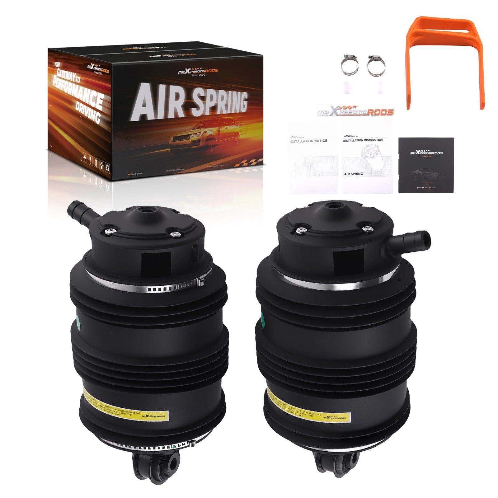 Rear Air Suspension Spring Bags Pair for Mercedes-Benz E550 (2007–2009)