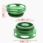 Aluminium Alloy Fuel Filler Cap Gas Tank Cover for Dodge Ram 1500 2500 3500
