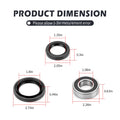 Rear Brake Panel Bearing & Seals Kit for Yamaha Big Bear 250 400 Bruin 250 350 (1990–2006)