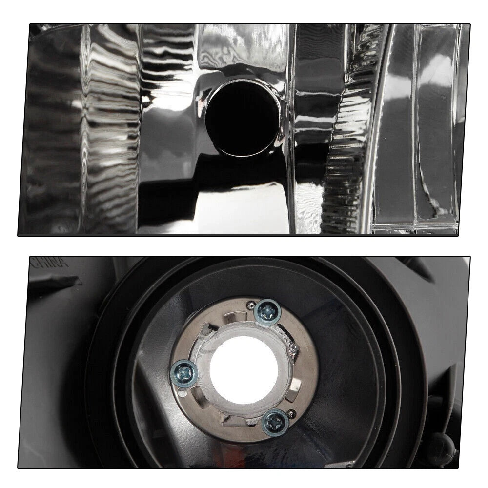 Halogen Headlight for Ford Transit 150/250/350/350HD (2015–2022) W/Bulb Black
