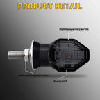 4X Amber LED Motorcycle Turn Indicator Signal Light Waterproof Universal