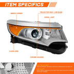 Smoked Lens Fog Lights with Switch and Bezel for Chevy Colorado (2015–2019)
