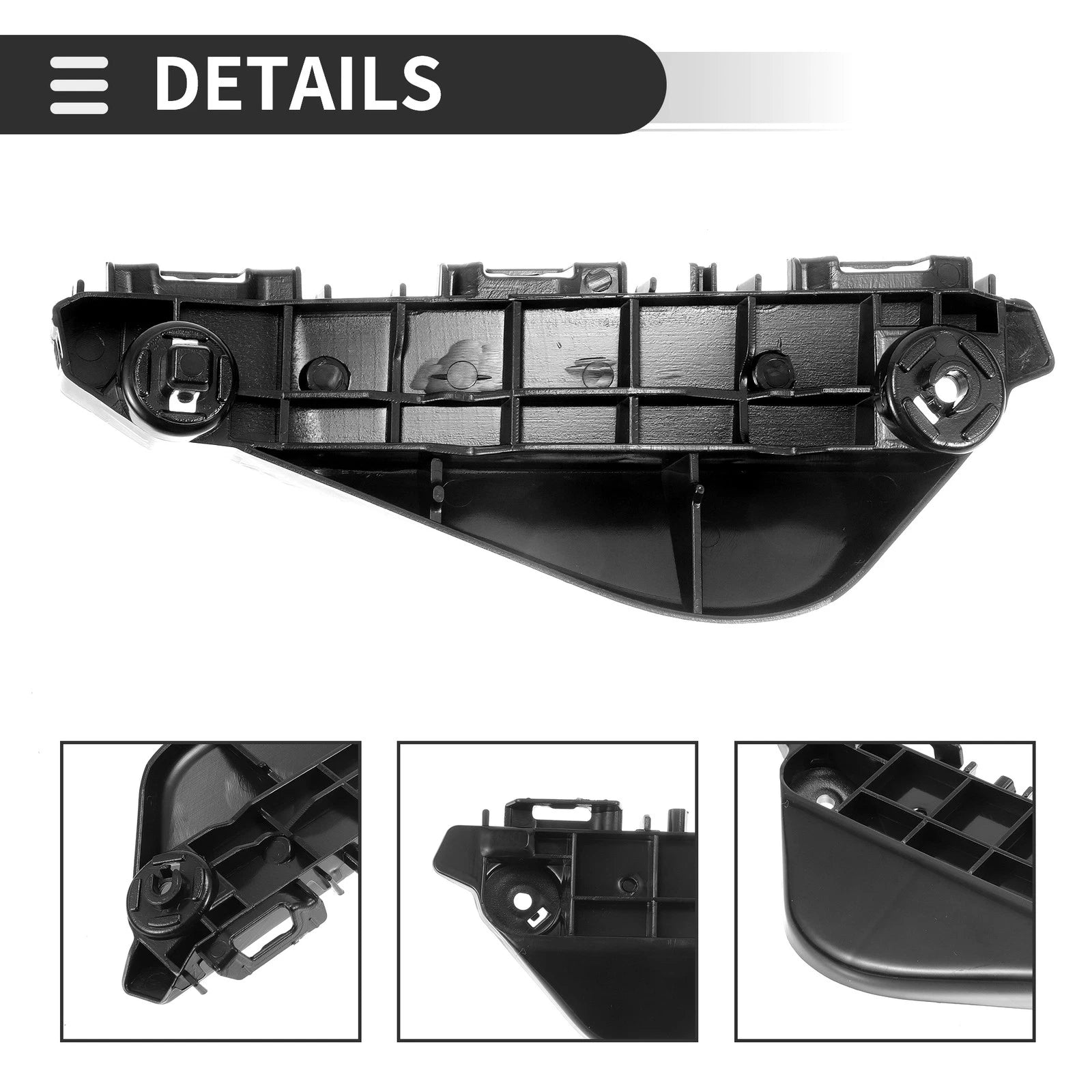 1pc Left Front Bumper Retainer Bracket No. 525360D130 for Toyota Yaris (2012–2020)