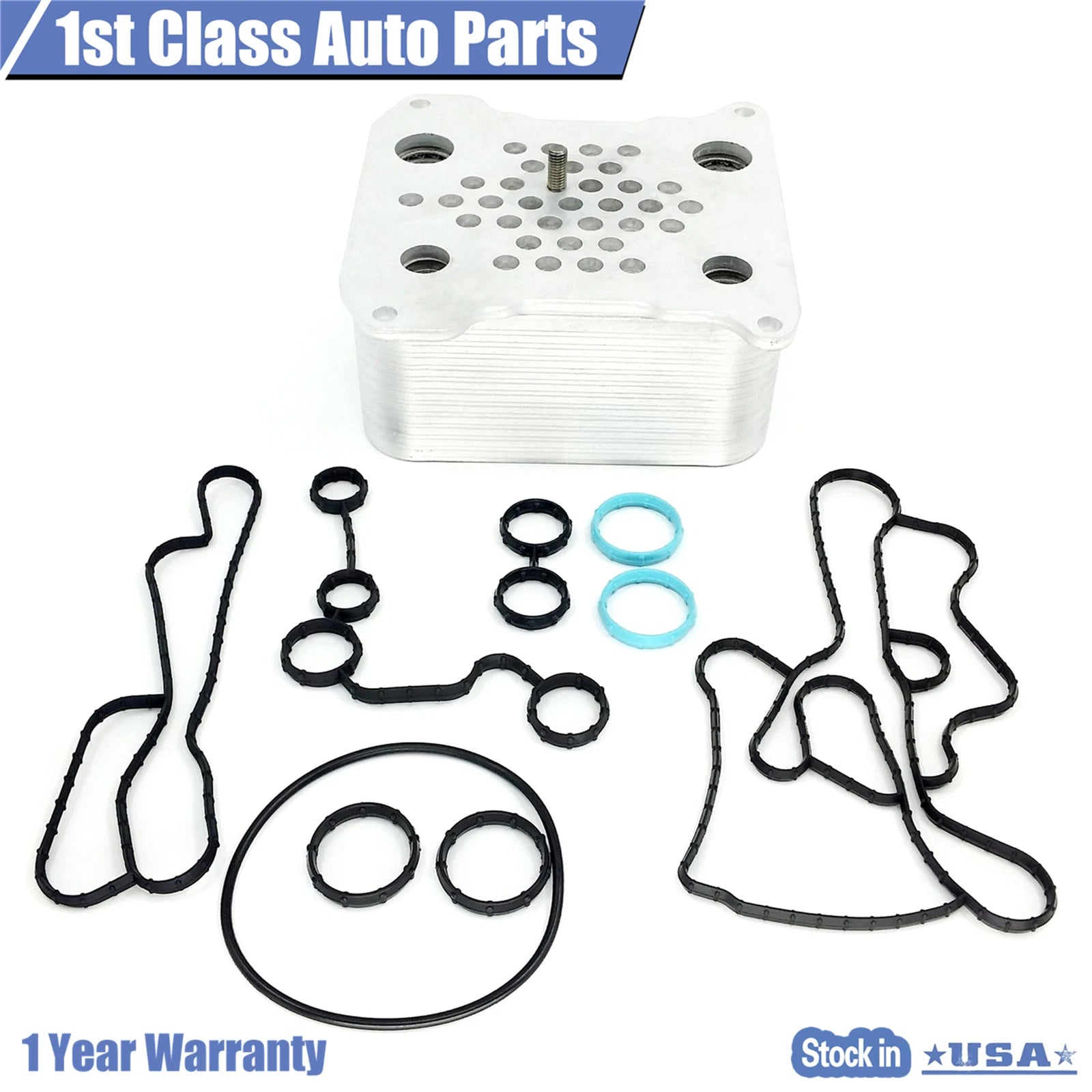 Oil Cooler with Gasket for Ford F250 F350 F450 (2008–2010)