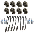 Set of 8 Ignition Wires & 8 Spark Plugs for Chevrolet Pontiac (5.7L V8)