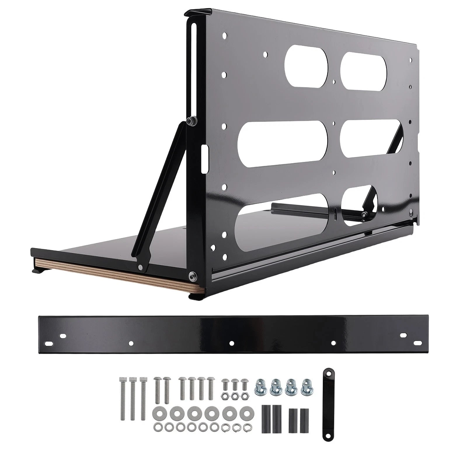 Rear Cargo Door Table Rack for Jeep Wrangler JL JLU (2007–2024)