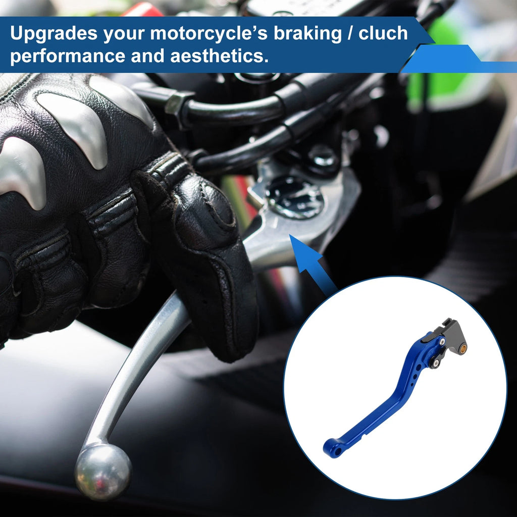 Adjustable Brake Clutch Levers for Suzuki GSXR1000 (2005–2006) Blue 1 Pair