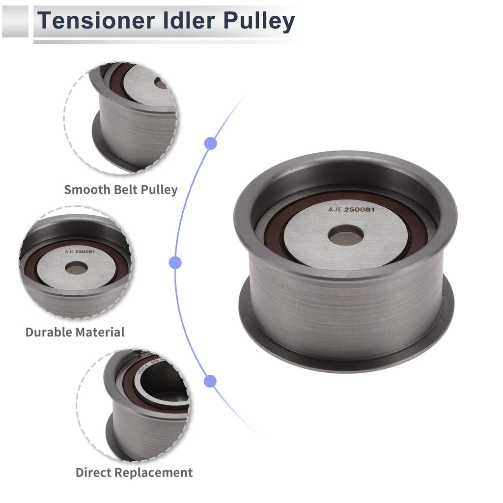Drive Belt Idler Pulley for Audi A4 (1996–2005) No. 078109244H Steel