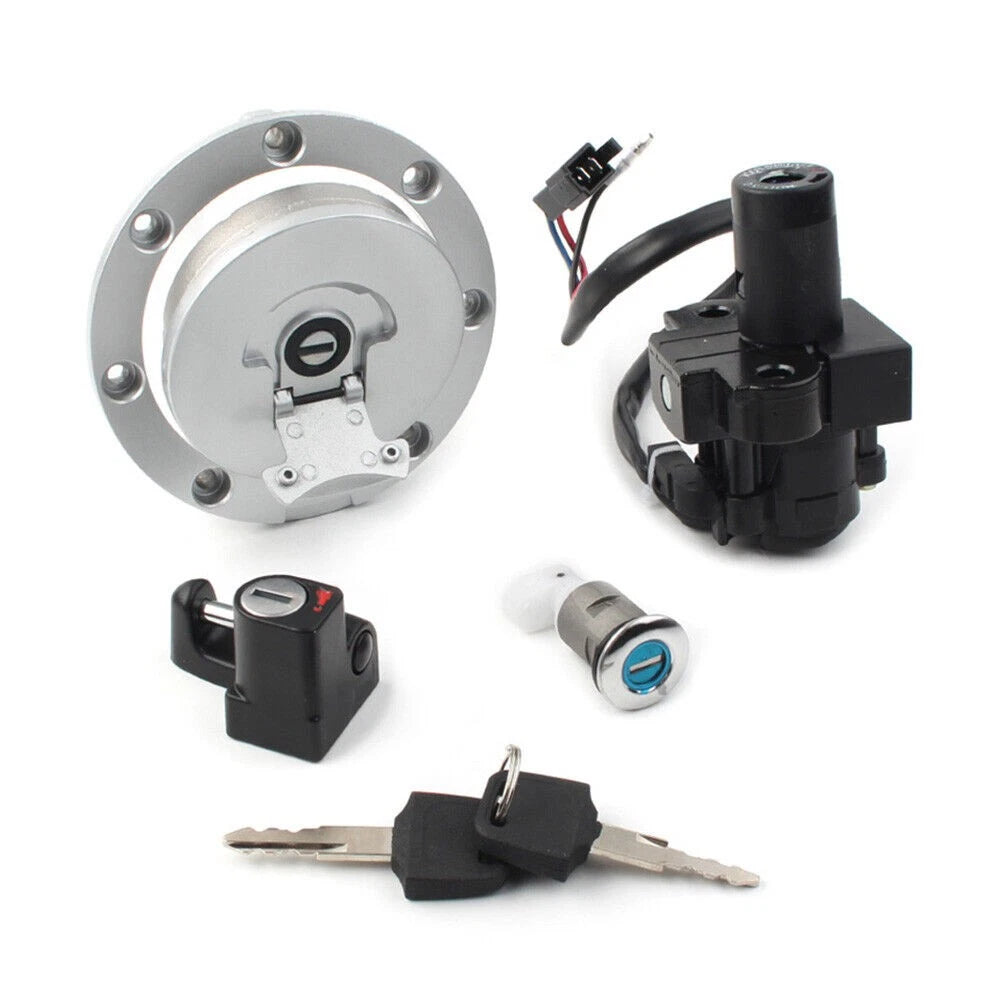 Set of 2 Fuel Gas Cap Ignition Switch Locks for Honda CB-1 VT250 CB400 (1989–1998)