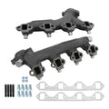 2X Exhaust Manifold with Gasket Kit for Ford F-250 F-350 (1988–1997)
