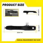 Front Left Exterior Door Handle for Honda CR-V (2002–2006) Taupe Black