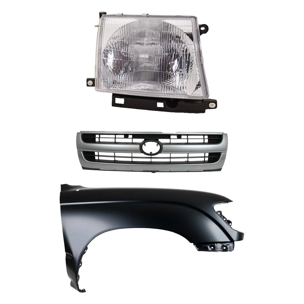 Fender Kit for Toyota Tacoma RWD (1997–2000) Primed with Emblem Provision