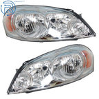 Set of 2 Halogen Headlights for Chevy Impala (2006-2016)