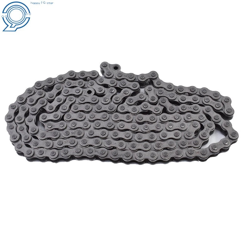 #35 Roller Chain 5 Feet with 2 Master Links for Go Kart, Mini Bike