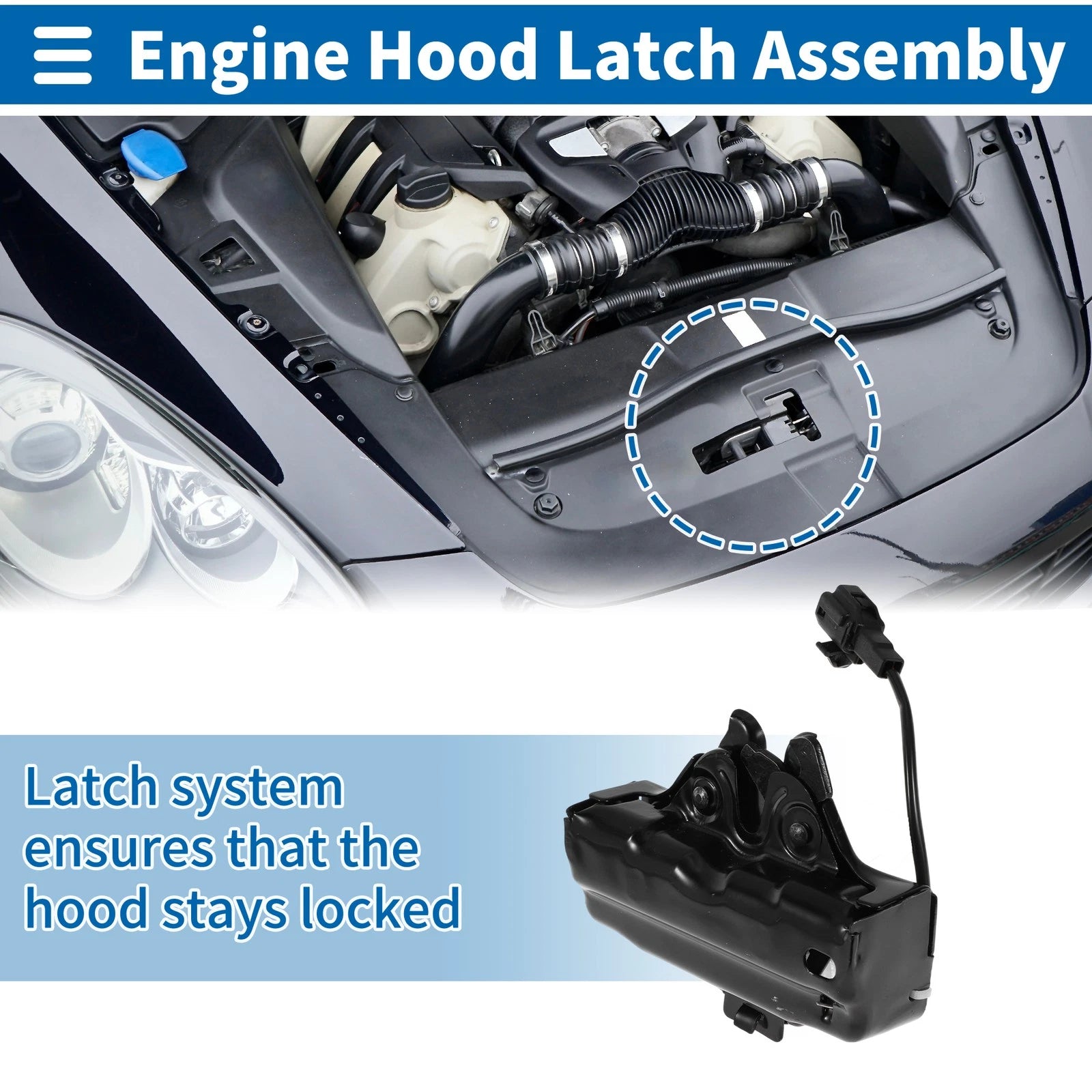 Hood Latch Assembly for Toyota Land Cruiser (2008–2015) No. 5351060270
