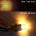 4X 1156 Yellow Amber LED Backup Reverse Turn Signal Lights for