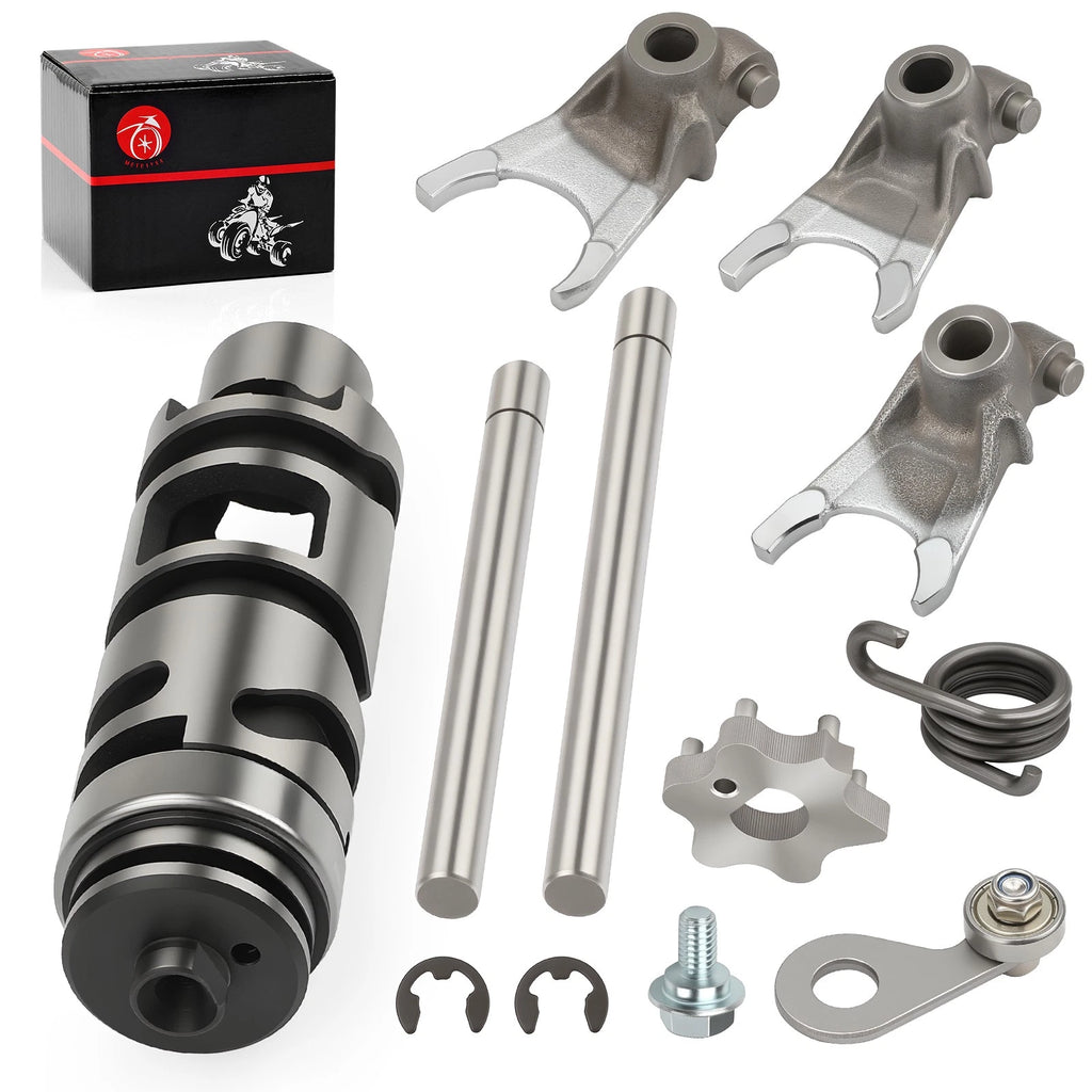 Transmission Shift Cam + Shift Fork Guide Bar Kit for Yamaha Banshee 350 (1987–2006)