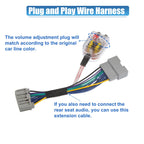 70-6522 Radio Amp Subwoofer Amplifier Plug Play Wire Harness for Mitsubishi