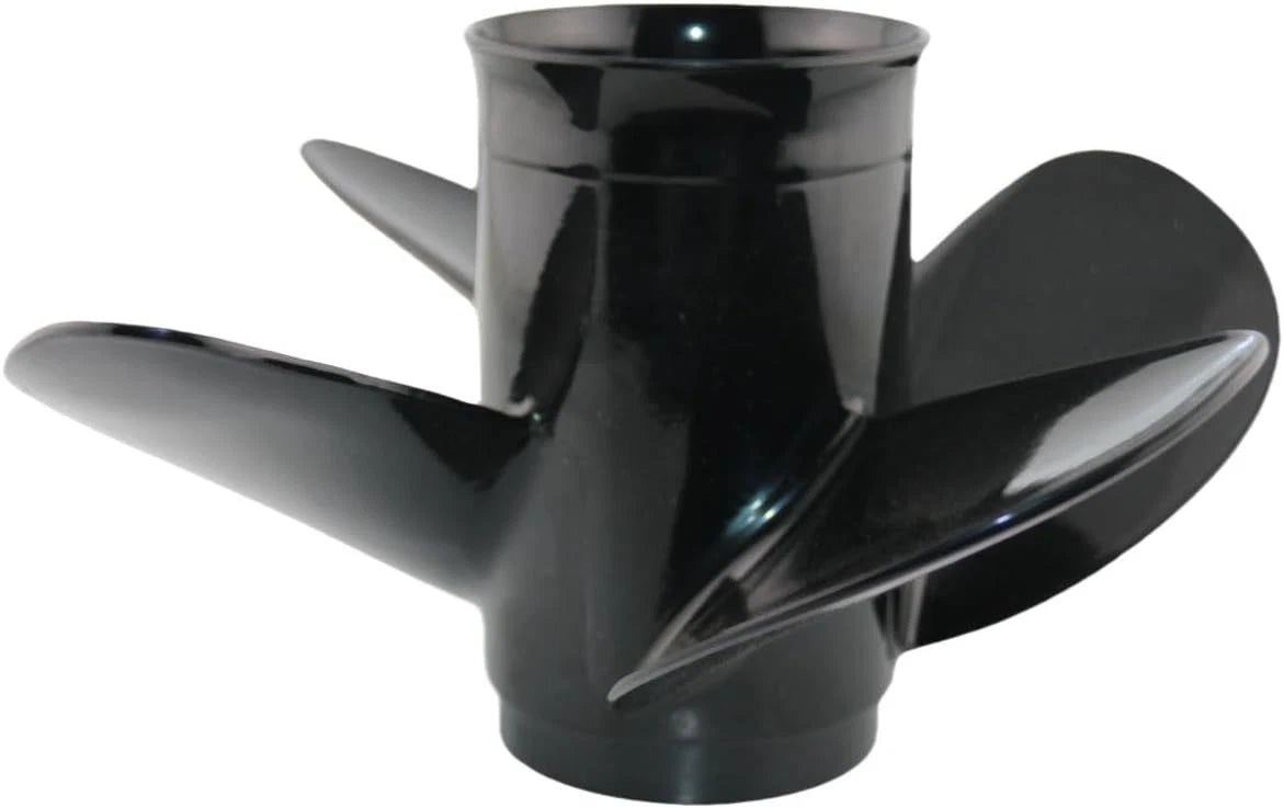 4 Blade Aluminum Prop for Mercury Mariner 9.9-25hp (10" Dia, 12" Pitch, 10 Tooth)