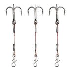 Treble Hooks for Pike Lure Tool (Portable, Random Color)