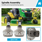 2X Spindle Assembly for John Deere L100 L107 L110 (GY20050 GY20785)
