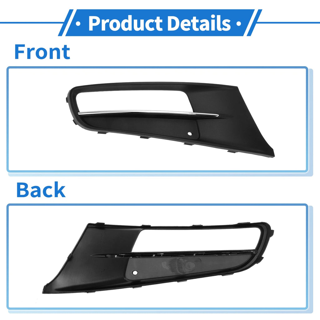 1 Pc Fog Light Grill for Volkswagen Sharan (2012–2019) No. 7N0853666B