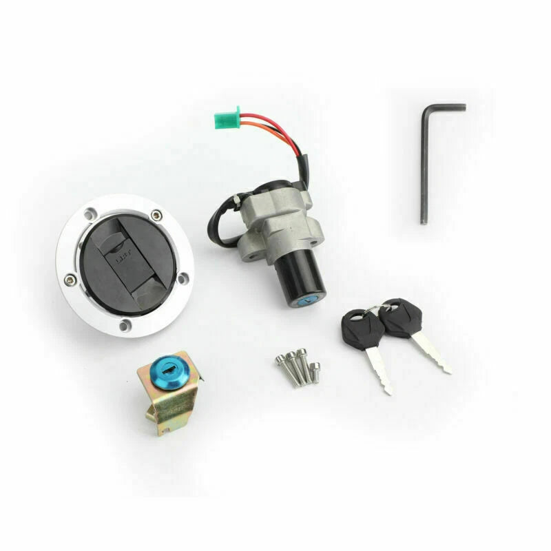Ignition Switch Fuel Gas Cap Lock Keys for Suzuki GW250 Inazuma (2013–2017)