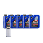 5L Liqui Moly Synthoil Premium SAE 5W40 Oil Change Kit for Audi L4 2.0L (2010–2023)
