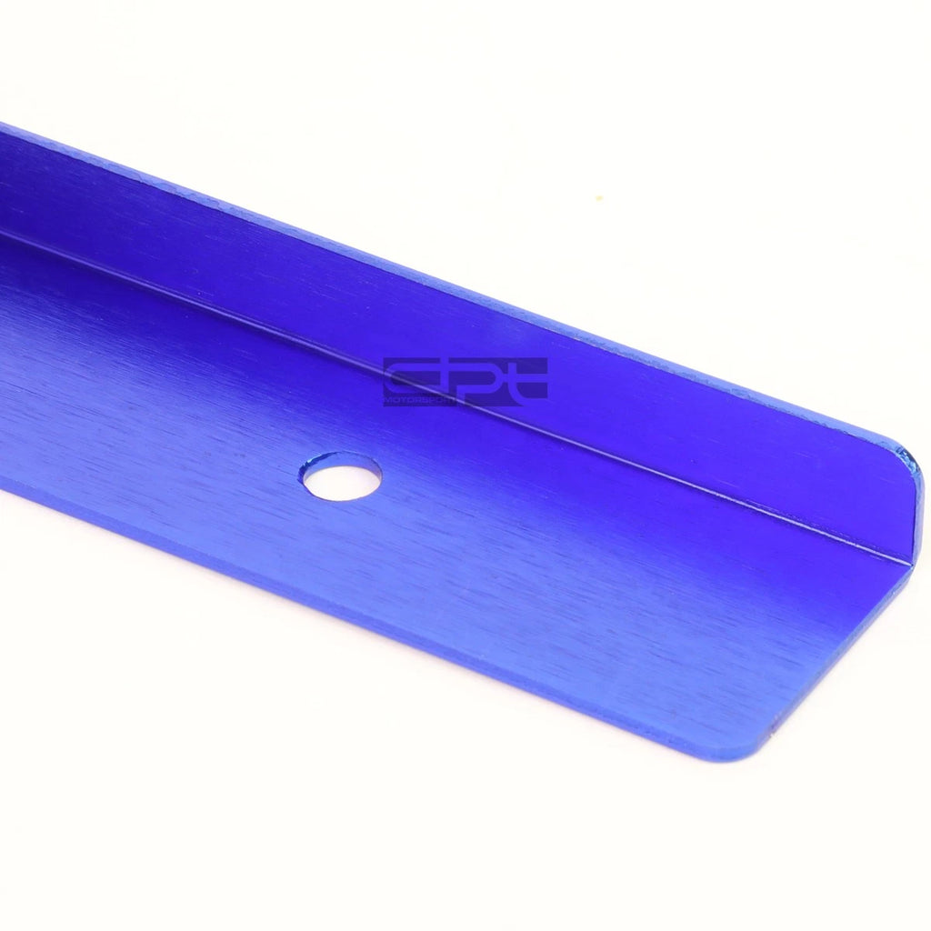 Universal Front Bumper License Plate Mount Bracket Relocator Holder JDM Blue
