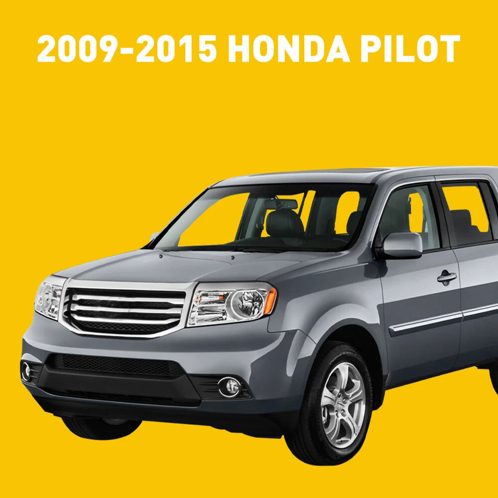 Leather Armrest Cover for Honda Pilot (2009–2015) Gray