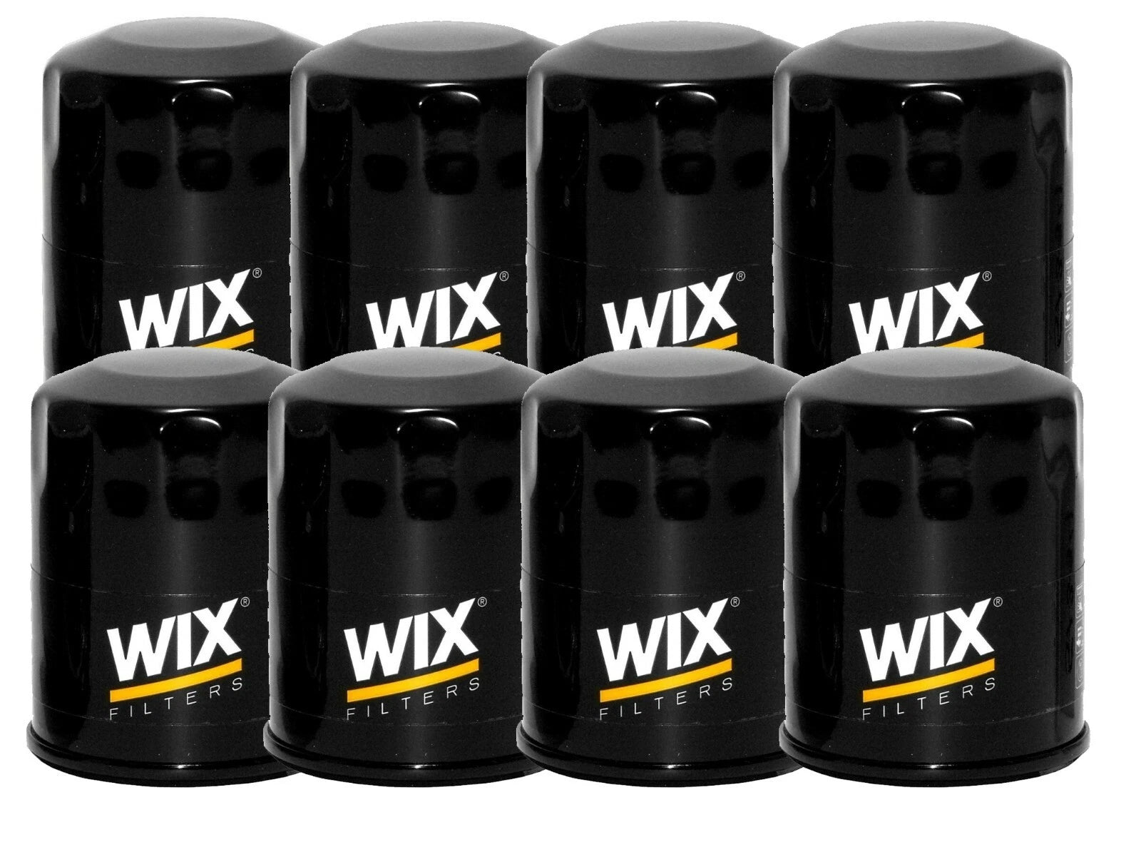 Set of 8 WIX Engine Oil Filters for Chrysler Dodge Eagle Ford Mazda Mitsubishi