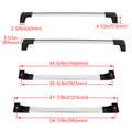 Aluminum Roof Rack Cross Bars for Mazda 5 (2006–2017)