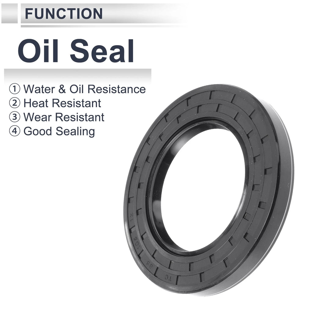 Set of 5 Oil Seal Rotary Shaft Seal Nitrile Rubber 65x105x12mm