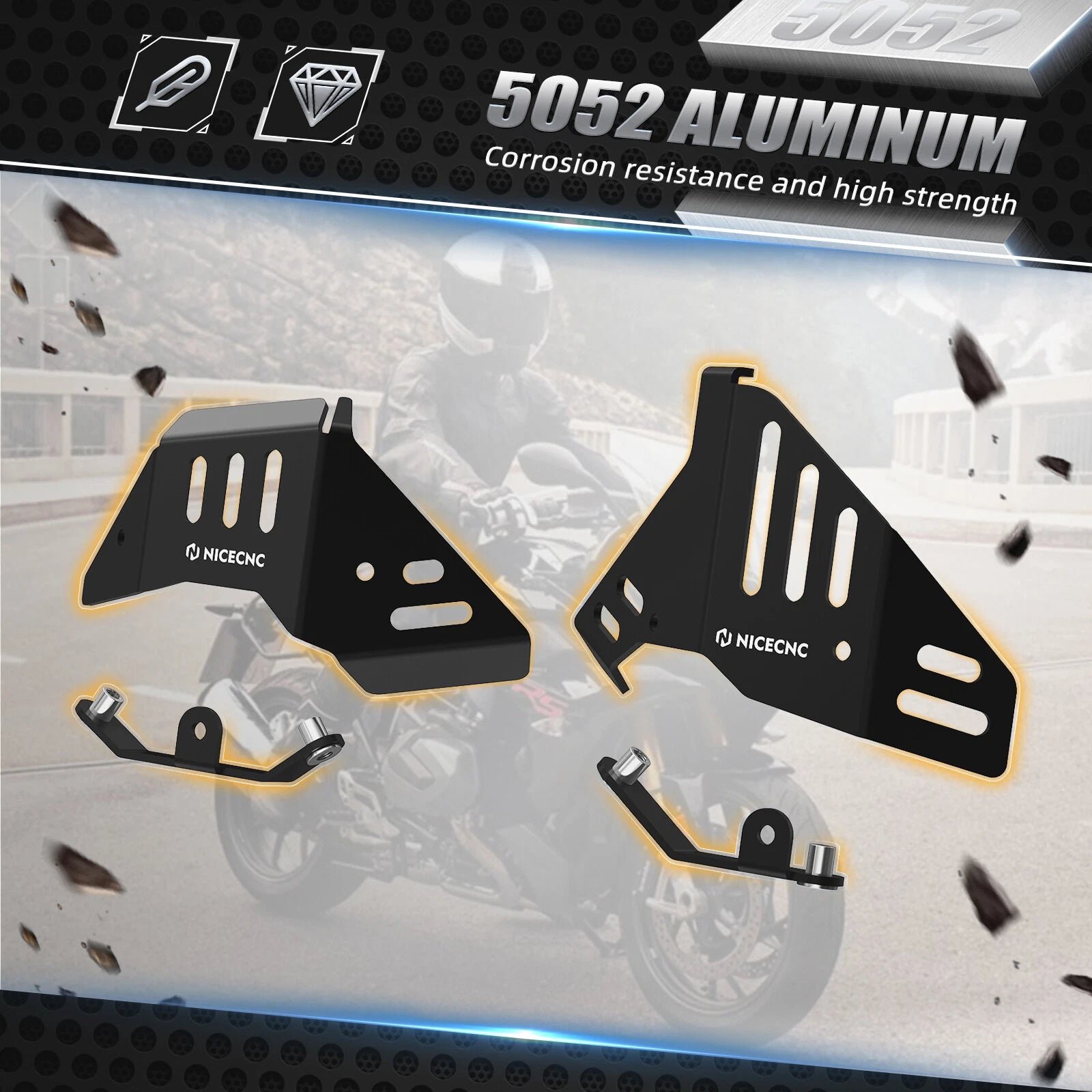 Throttle Body Guards for BMW R1250GS (2018–2023)