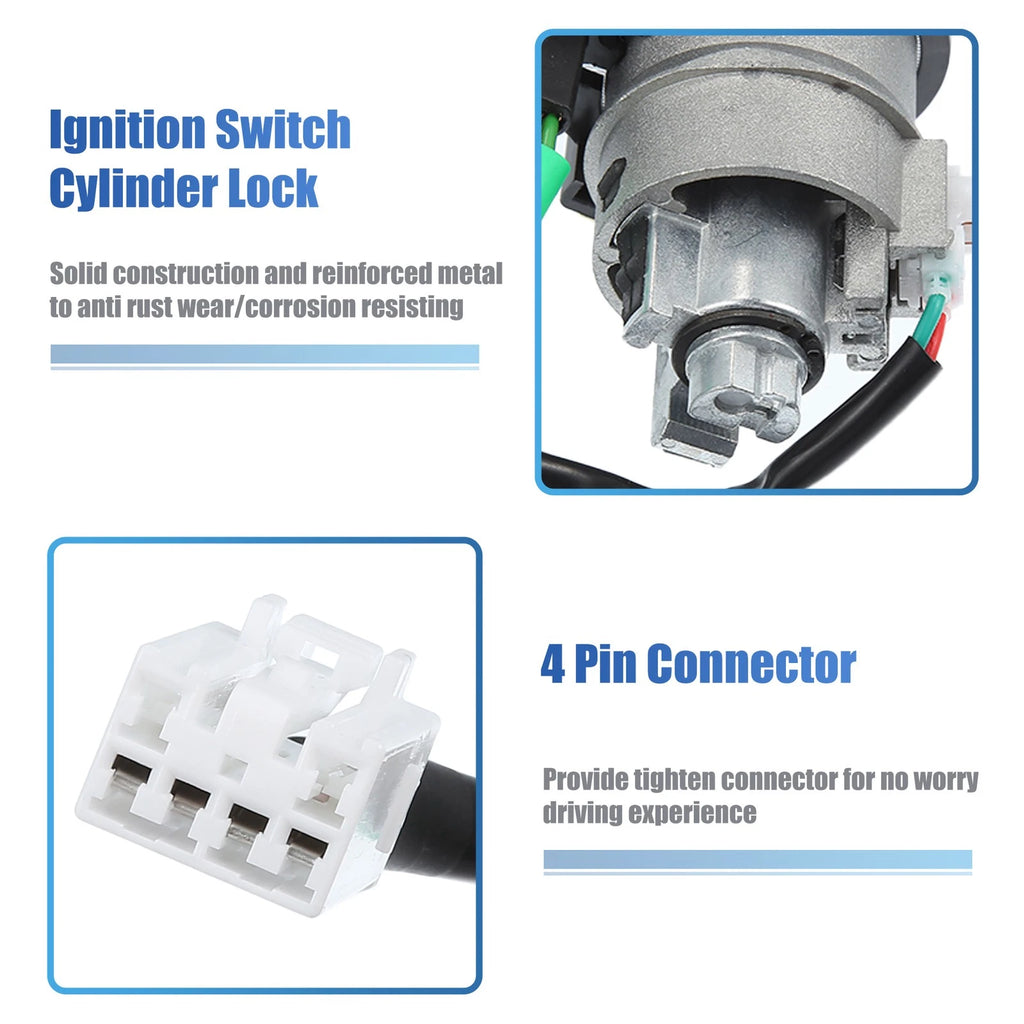 Ignition Switch Lock Cylinder w/Key No.819203KA10 for Hyundai Sonata (2005–2007)